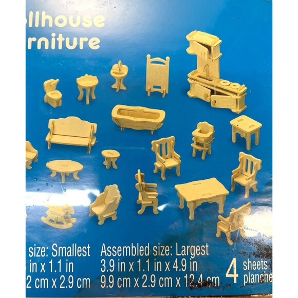 Creatology Wooden Dollhouse Furniture Set - Picture 4 of 6